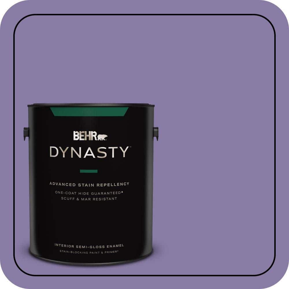 BEHR DYNASTY 1 gal. #M560-5 Second Pour One-Coat Hide Semi-Gloss Enamel Interior Stain-Blocking Paint & Primer
