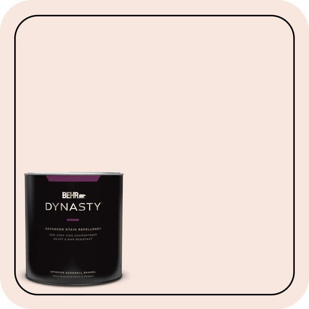 BEHR DYNASTY 1 qt. #RD-W03 My Sweetheart Eggshell Enamel Interior Stain-Blocking Paint & Primer