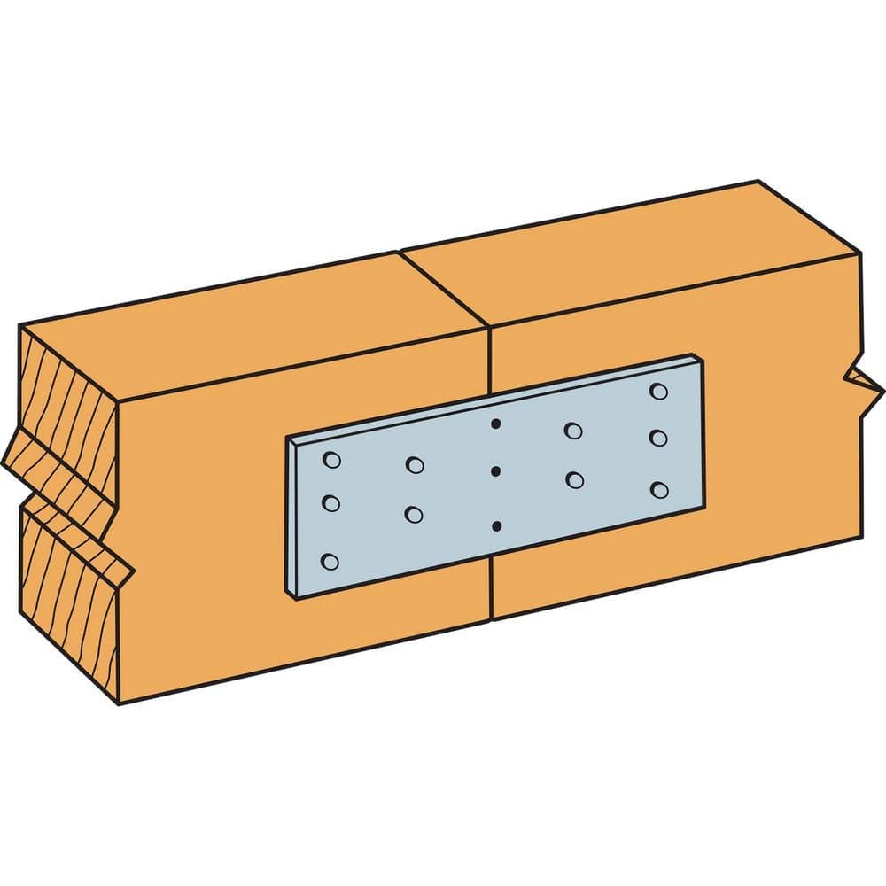 Simpson Strong-Tie TP 1-13/16 in. x 5 in. 20-Gauge Galvanized Tie Plate (3)