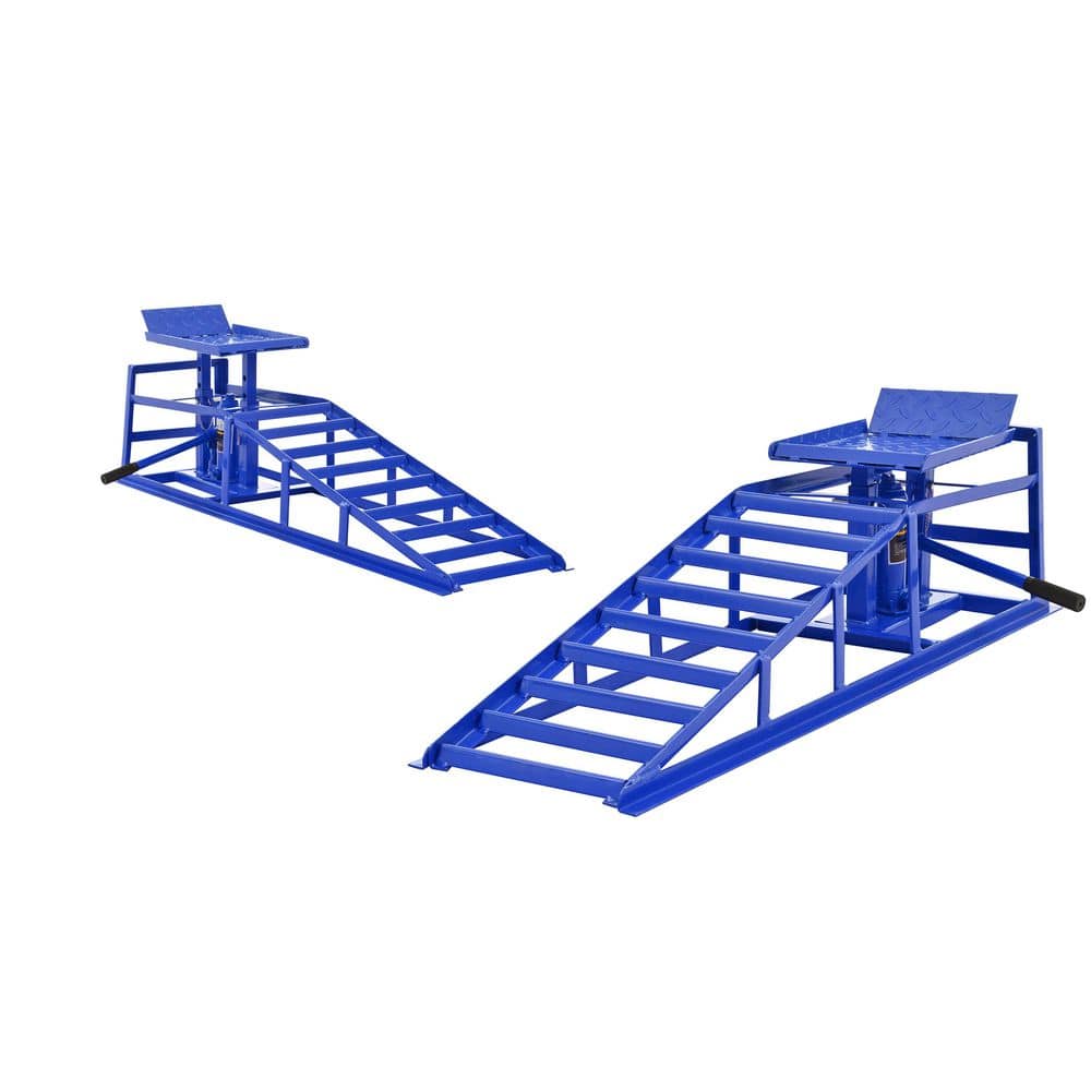 maocao hoom 5 Ton Auto Car Truck Service Ramps Lifts Garage Car Lift Hydraulic Ramps Hydraulic Lift Repair Frame Lift (2-Pack) (1)