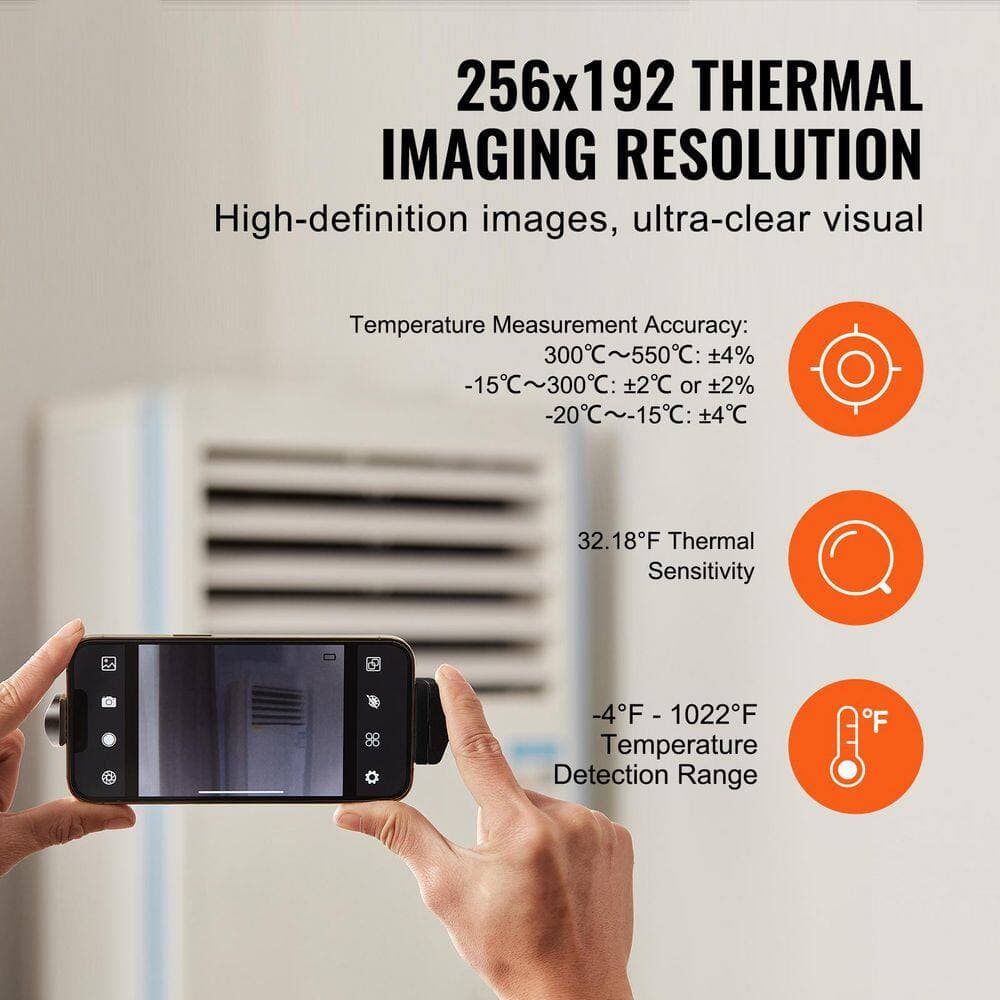 SKYSHALO Thermal Imaging Camera for Android and IOS, 256 x 192 IR High Resolution Wireless Infrared Thermal Imager with WiFi (2)