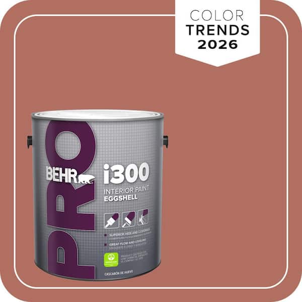 BEHR PRO 1 gal. #PPU2-12 Terra Cotta Urn Eggshell Interior Paint (2)