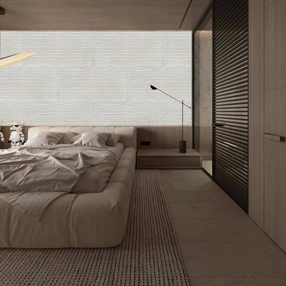 Runesay 12-Pieces 48 in. W x 24 in. L White PU Decorative Wall Paneling 3D Faux Stone Siding Panel (3)