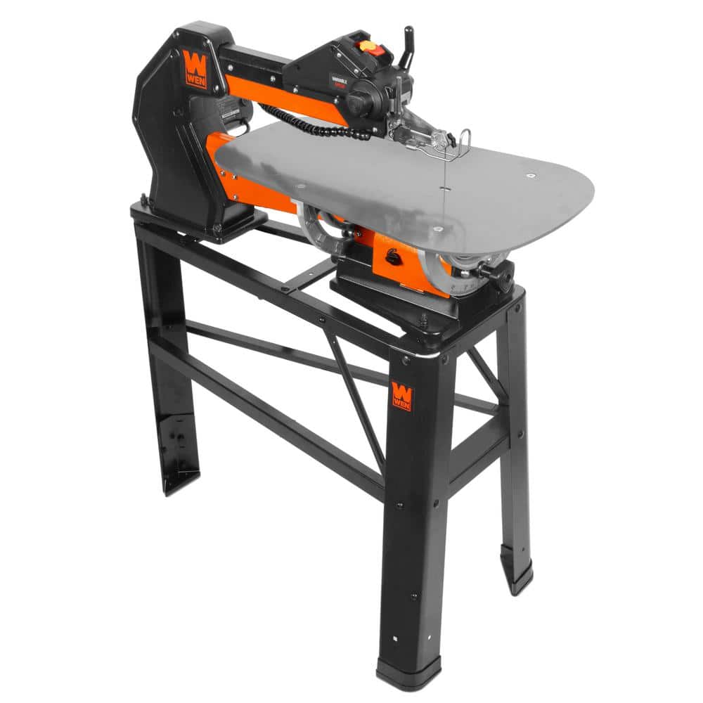 WEN 27 in. x 33 in. Adjustable Stationary Scroll Saw Stand (2)