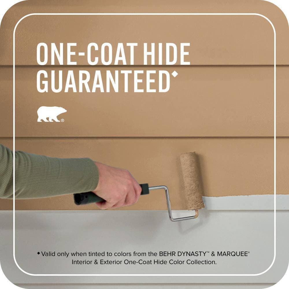 BEHR MARQUEE 1 gal. #S260-5 Almond Roca Flat Exterior Paint & Primer (3)