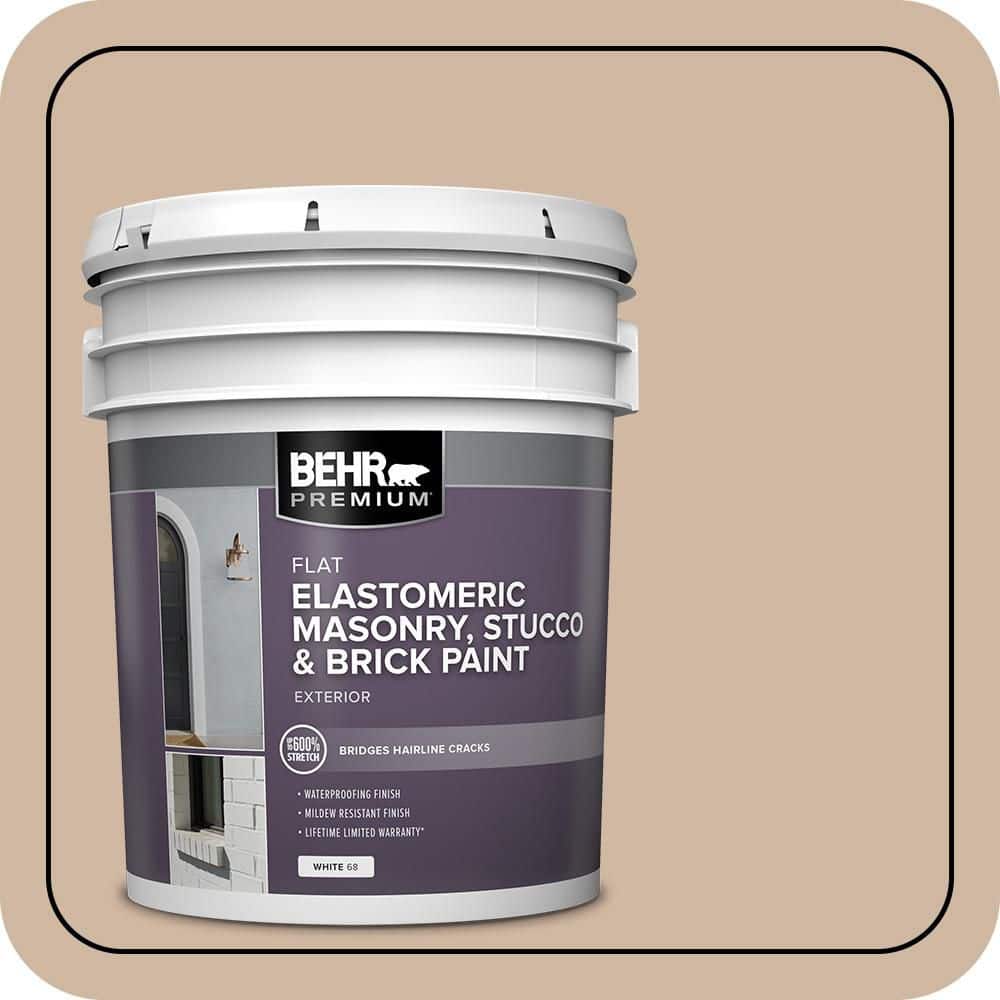 BEHR PREMIUM 5 gal. #N240-3 Sonoran Desert Elastomeric Masonry, Stucco and Brick Exterior Paint (1)