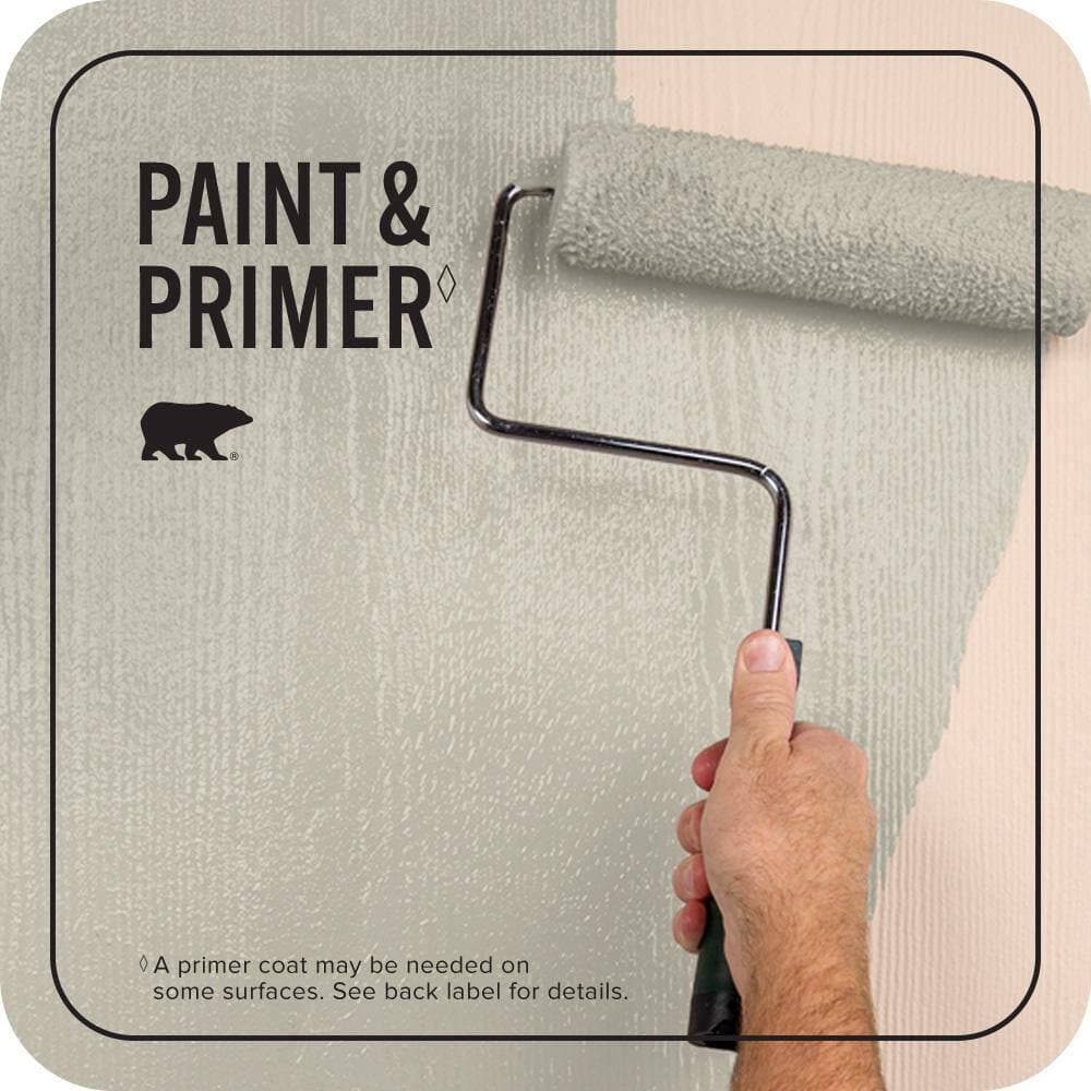 BEHR PREMIUM PLUS 1 gal. #PPU8-16 Coliseum Marble Flat Exterior Paint & Primer (3)