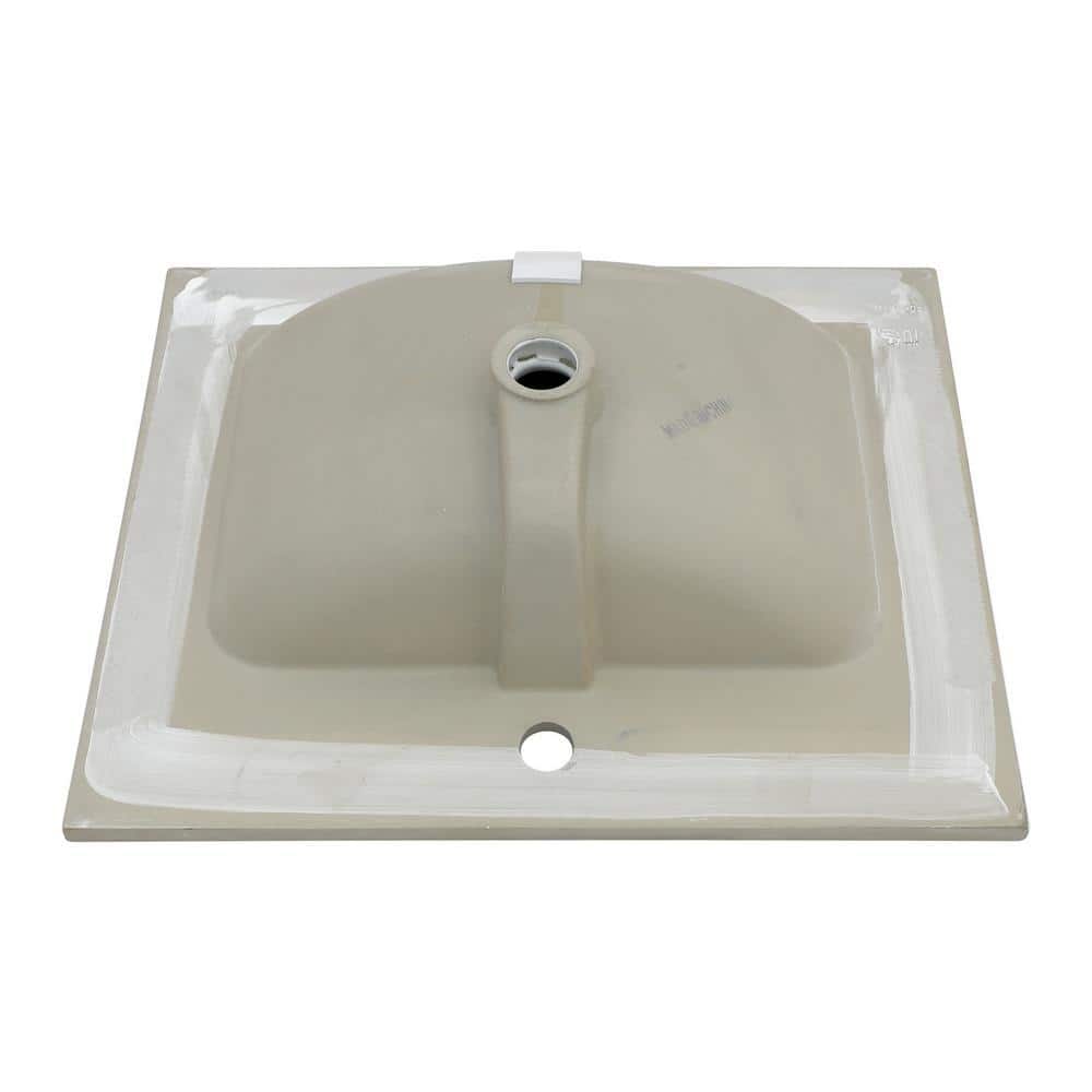 Zeus & Ruta 24 in. Drop-in Ceramic Bathroom Sink in White with 1-Faucet Hole and Overflow (3)