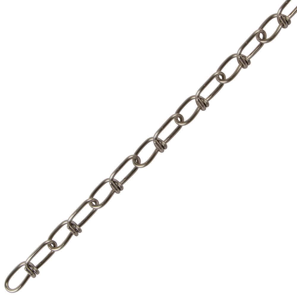 PERFECTION CHAIN #3 x 25 ft. Stainless Steel Double Loop Chain (1)