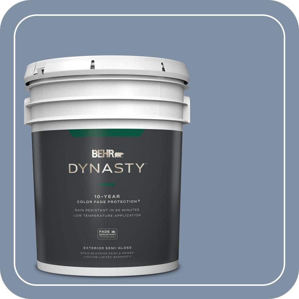 BEHR DYNASTY 5 gal. #MQ5-16 Montage Semi-Gloss Enamel Exterior Stain-Blocking Paint & Primer