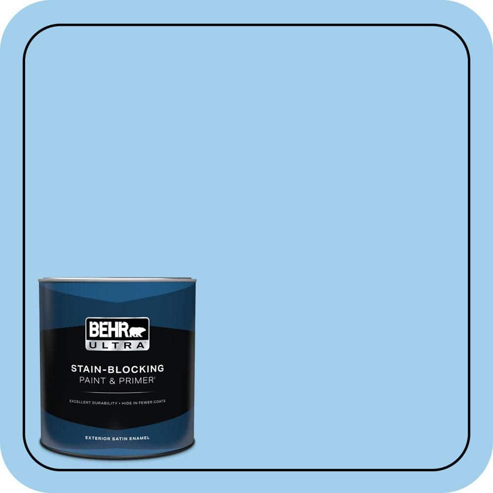 BEHR ULTRA 1 qt. #P510-2 Mediterranean Charm Satin Enamel Exterior Paint & Primer