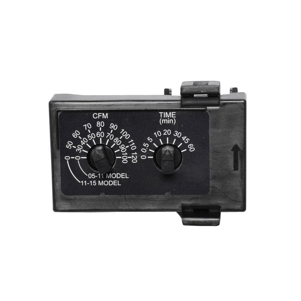 Panasonic WhisperGreen Select 3-3/4 in. x 1-2/3 in. Multi Speed Time Delay Module in Black