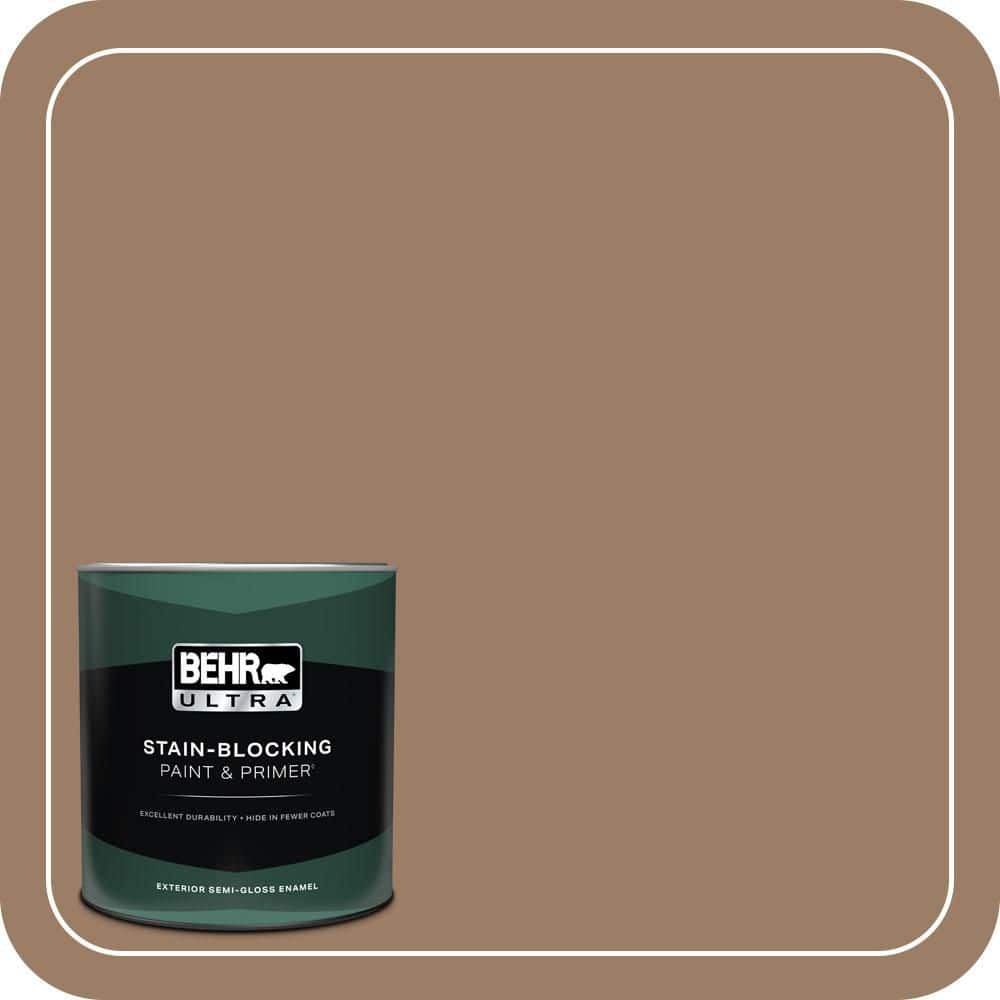 BEHR ULTRA 1 qt. #MQ2-19 Home Sweet Home Semi-Gloss Enamel Exterior Paint & Primer