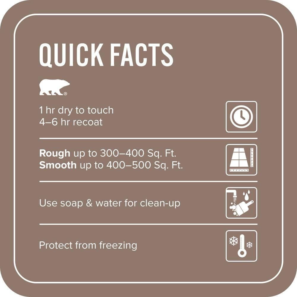 BEHR PREMIUM 1 gal. #N170-5 Chocolate Heart Self-Priming 1-Part Epoxy Satin Interior/Exterior Concrete and Garage Floor Paint (4)
