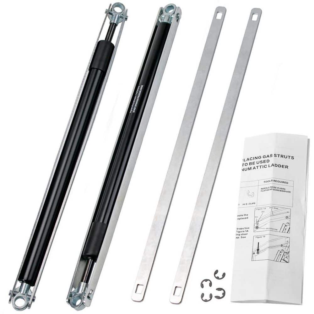 Helhom 36-80 Standard Strut Kit for Werner Aluminum Attic Ladders, 1 Pair Replacement Parts, High Quality Iron and Aluminum (1)