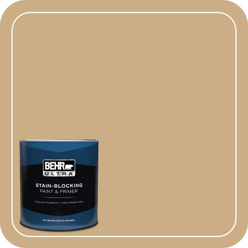BEHR ULTRA 1 qt. #MQ2-13 Harvest Home Satin Enamel Exterior Paint & Primer (1)