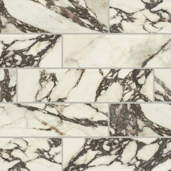 Daltile LuxeCraft Urban Drift 2 in. x 9 in. Glossy Porcelain Wall Tile (0.158 sq. ft./each)