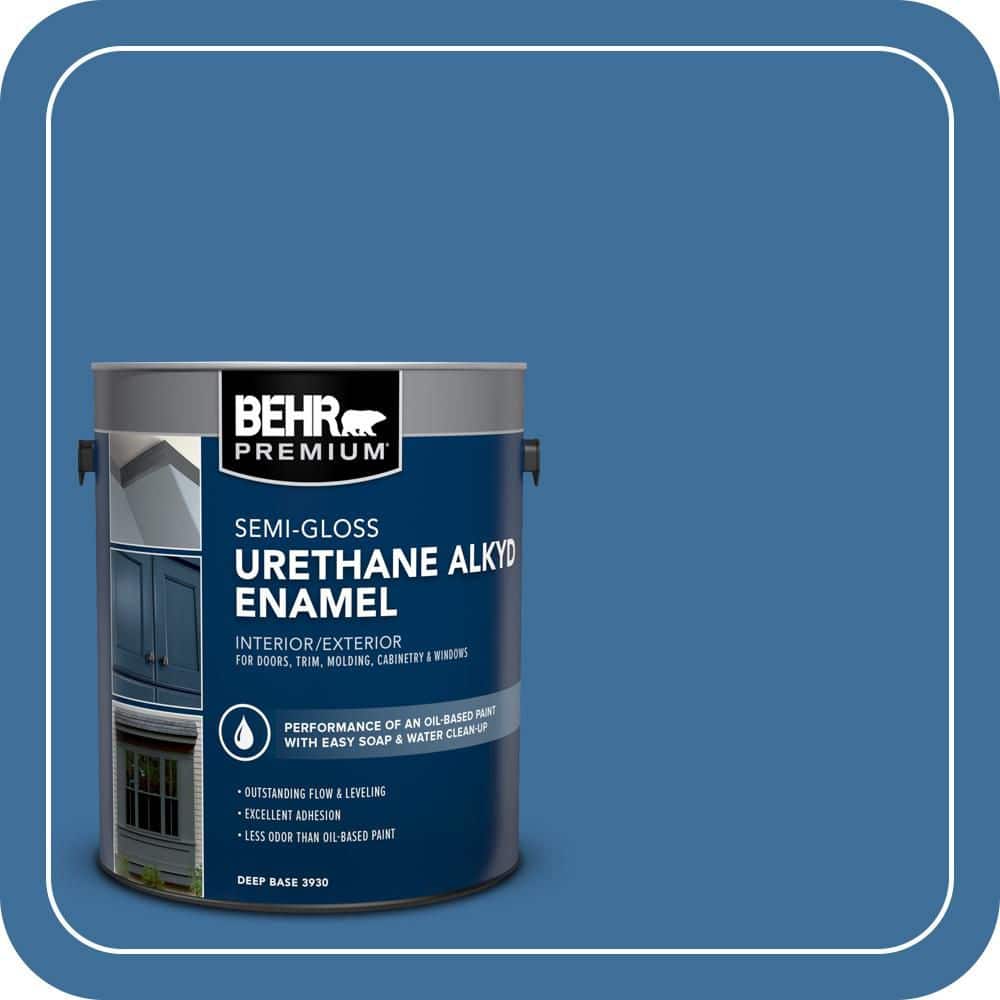 BEHR PREMIUM 1 gal. #M520-6 National Anthem Urethane Alkyd Semi-Gloss Enamel Interior/Exterior Paint