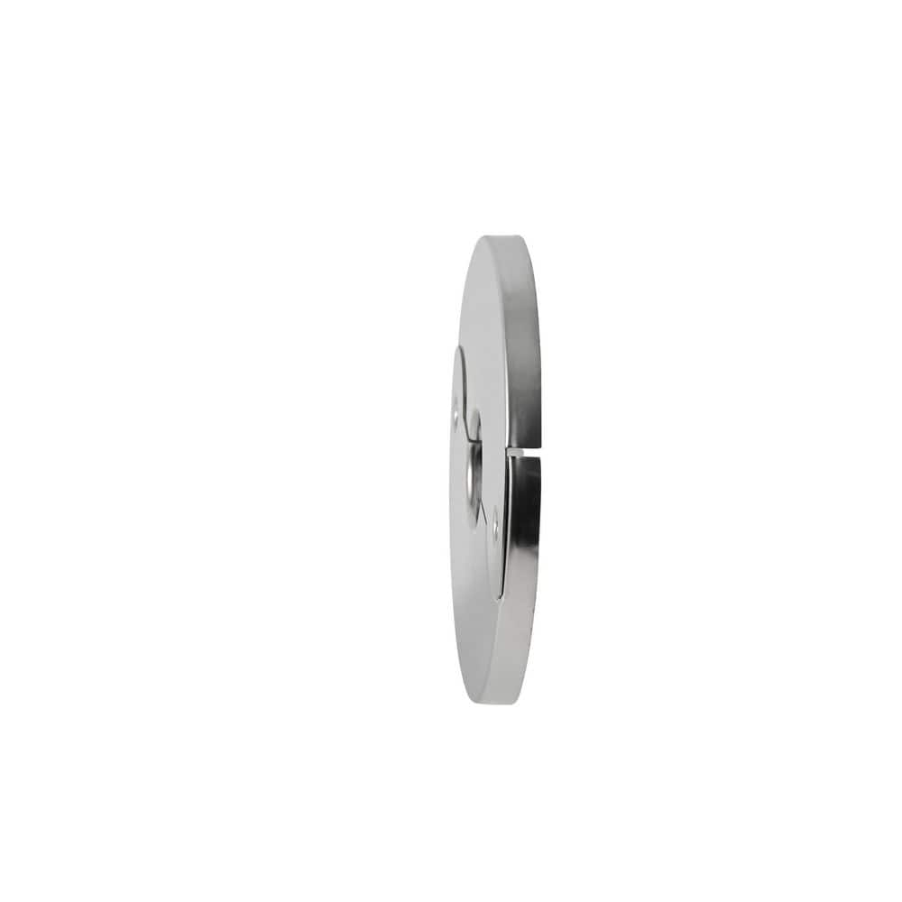 Everbilt 3/8 in. Chrome-Plated Steel Iron Pipe Size Split Flange Escutcheon Plate (4)
