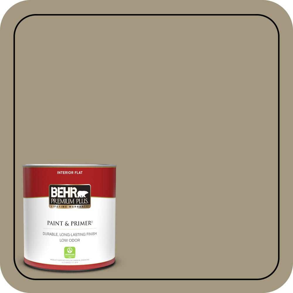 BEHR PREMIUM PLUS #N330-5 Livingston Flat Interior/Exterior Paint & Primer Color Sample (1)