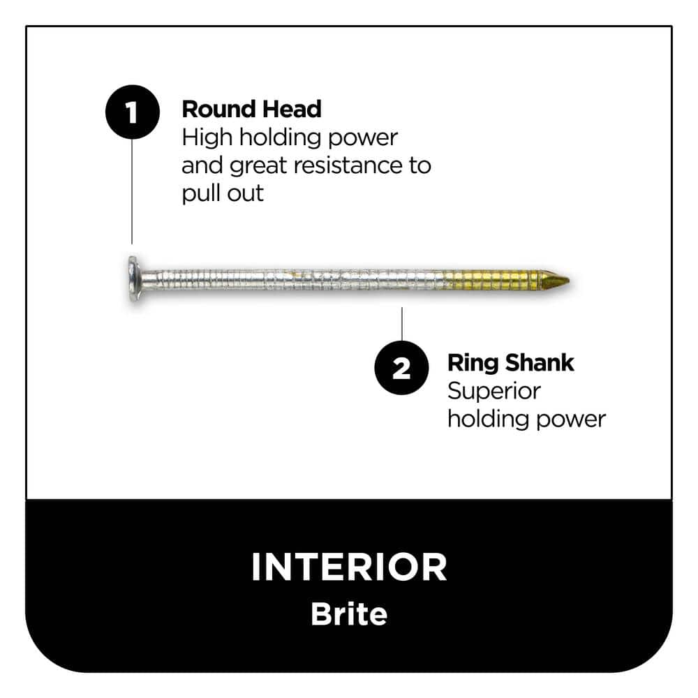 PRO-FIT 2-3/8 in. x 0.113 30° Bright Finish Ring Shank Paper Tape Framing Nails (2000-Per Box) (3)