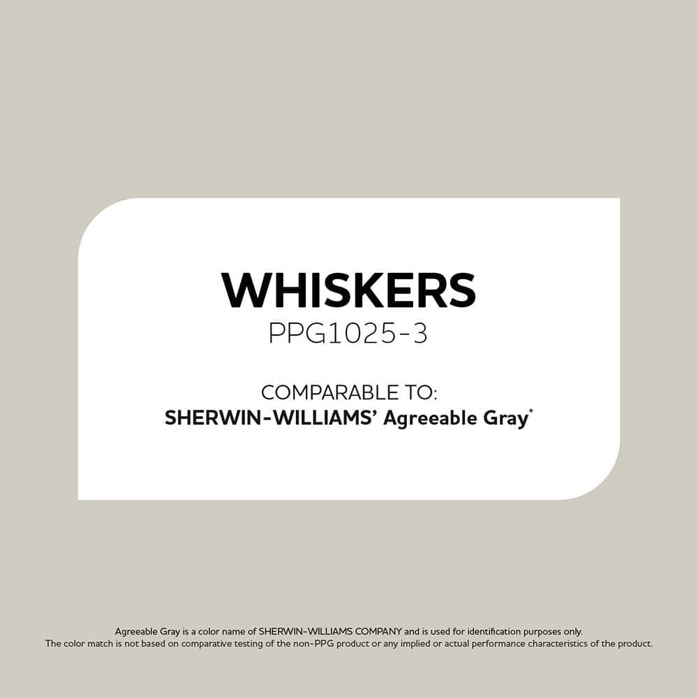 Glidden 8 oz. PPG1025-3 Whiskers Satin Interior Paint Sample (2)