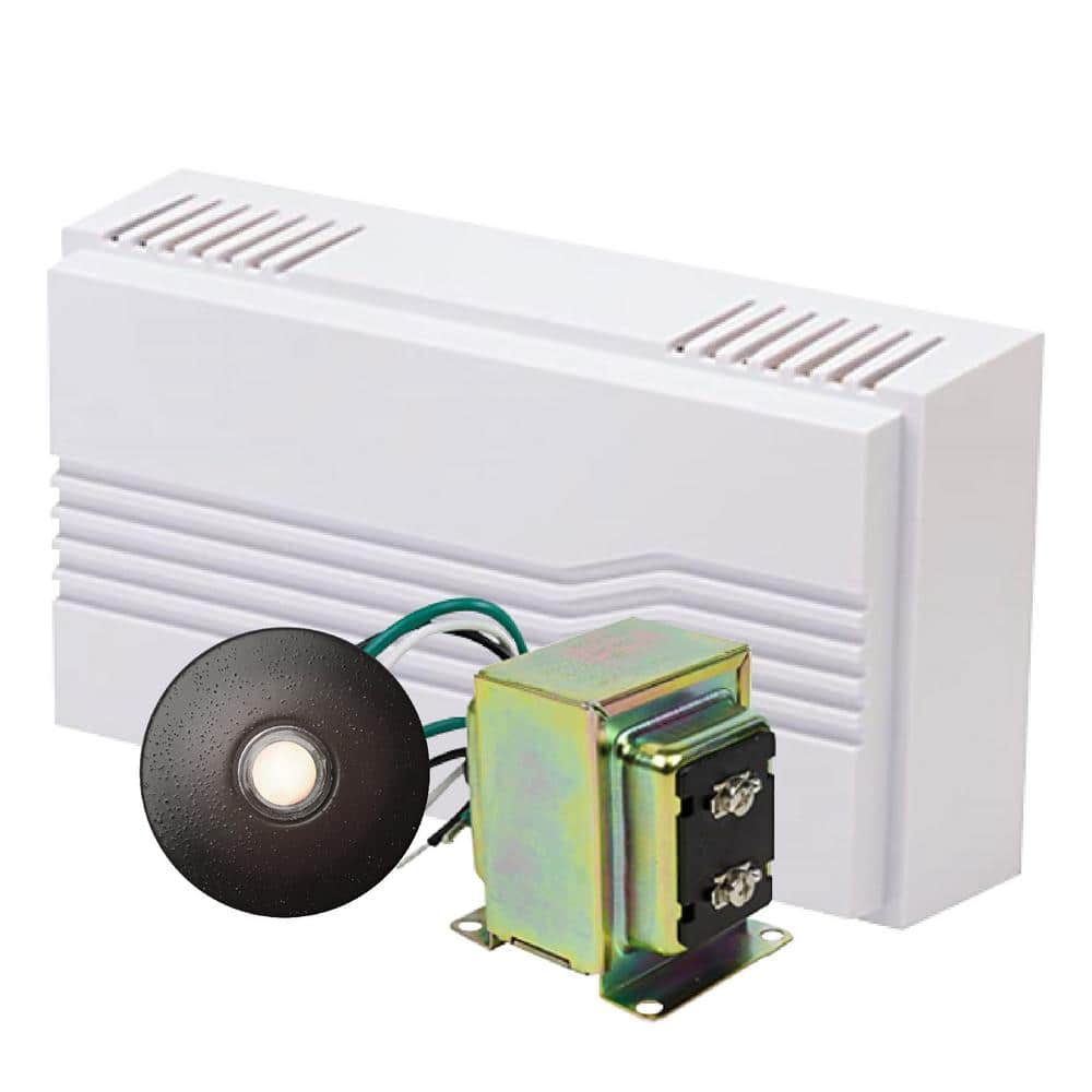 Newhouse Hardware Hardwired Chime Kit with 16-Volt/30VA Transformer and Recess-Mount Metal Oil-Rubbed Bronze Button