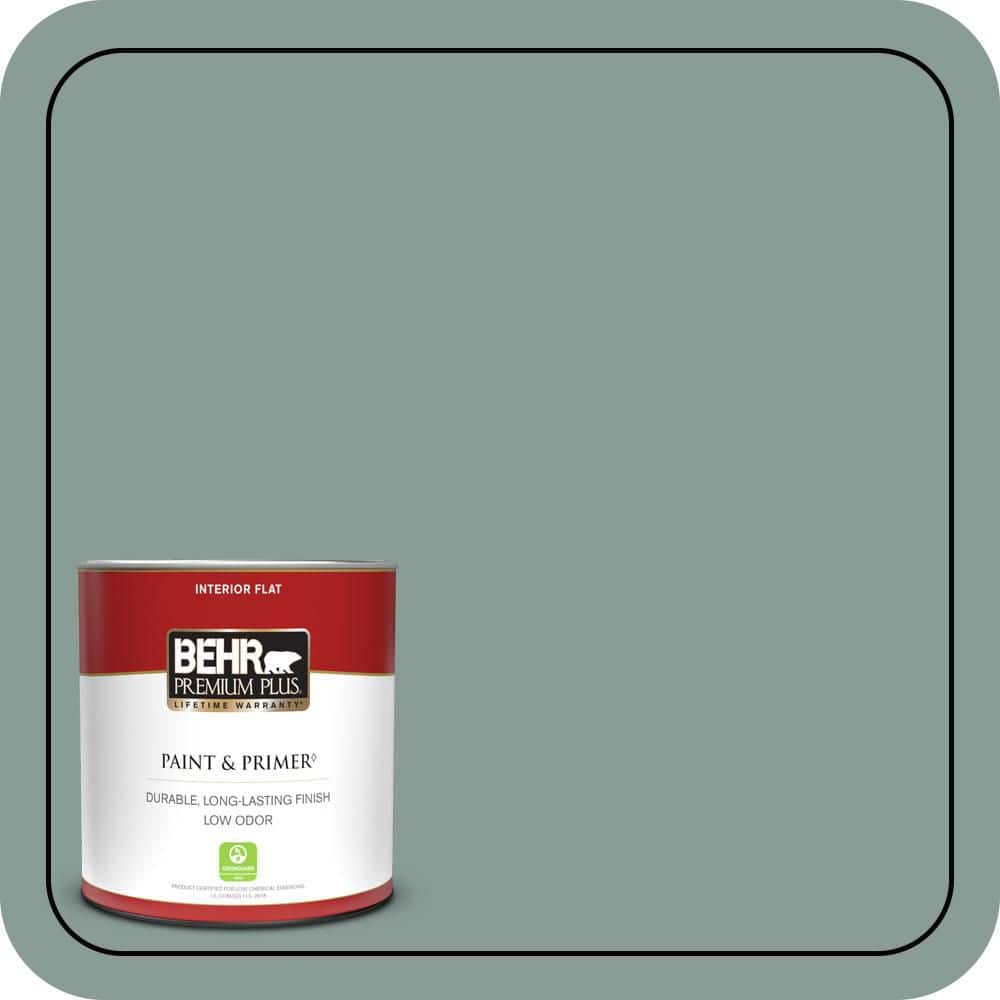 BEHR PREMIUM PLUS #490F-5 Cloud Burst Enamel Low Odor & Primer (1)