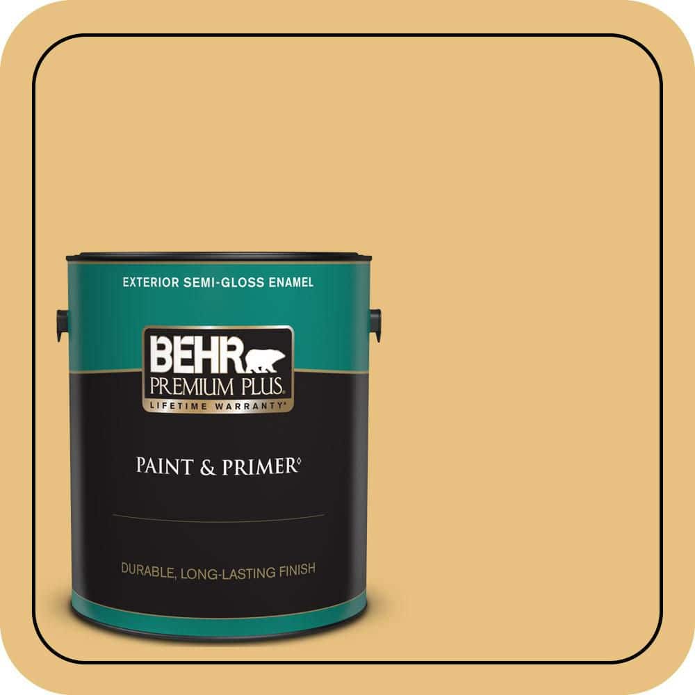 BEHR PREMIUM PLUS 1 gal. #PPU6-14 Charismatic Semi-Gloss Enamel Exterior Paint & Primer