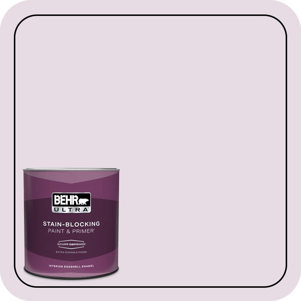 BEHR ULTRA 1 qt. #M100-1A Not Quite Purple Extra Durable Eggshell Enamel Interior Paint & Primer