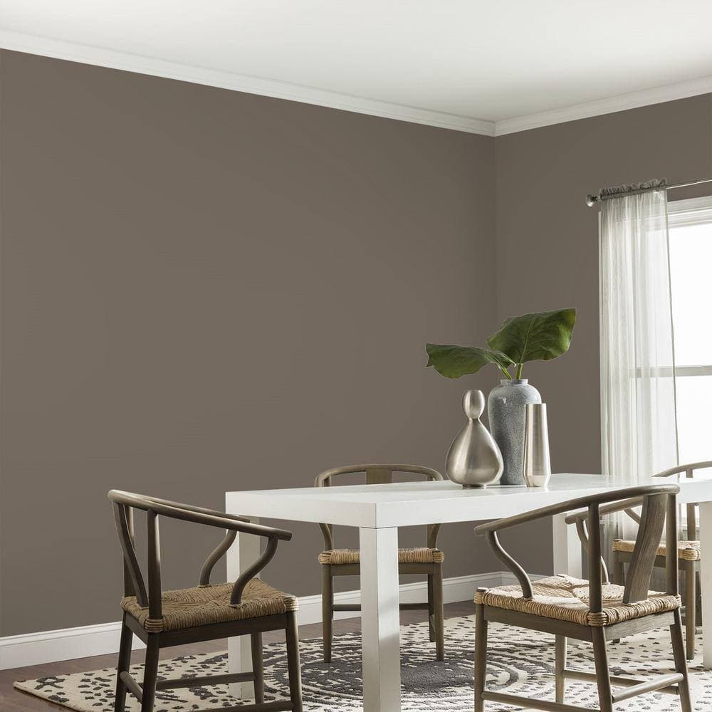 Glidden Premium 1 qt. PPG1022-6 Granite Eggshell Interior Latex Paint (4)