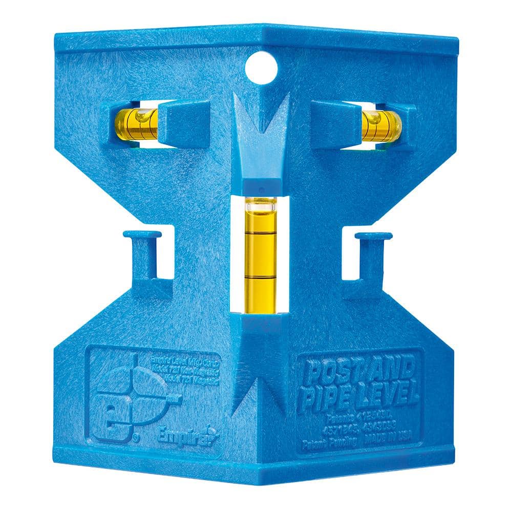 Empire 5-1/4 in. Polycast Post Level with 250 ft. Orange Twisted Line with Reel (2-Piece) (2)