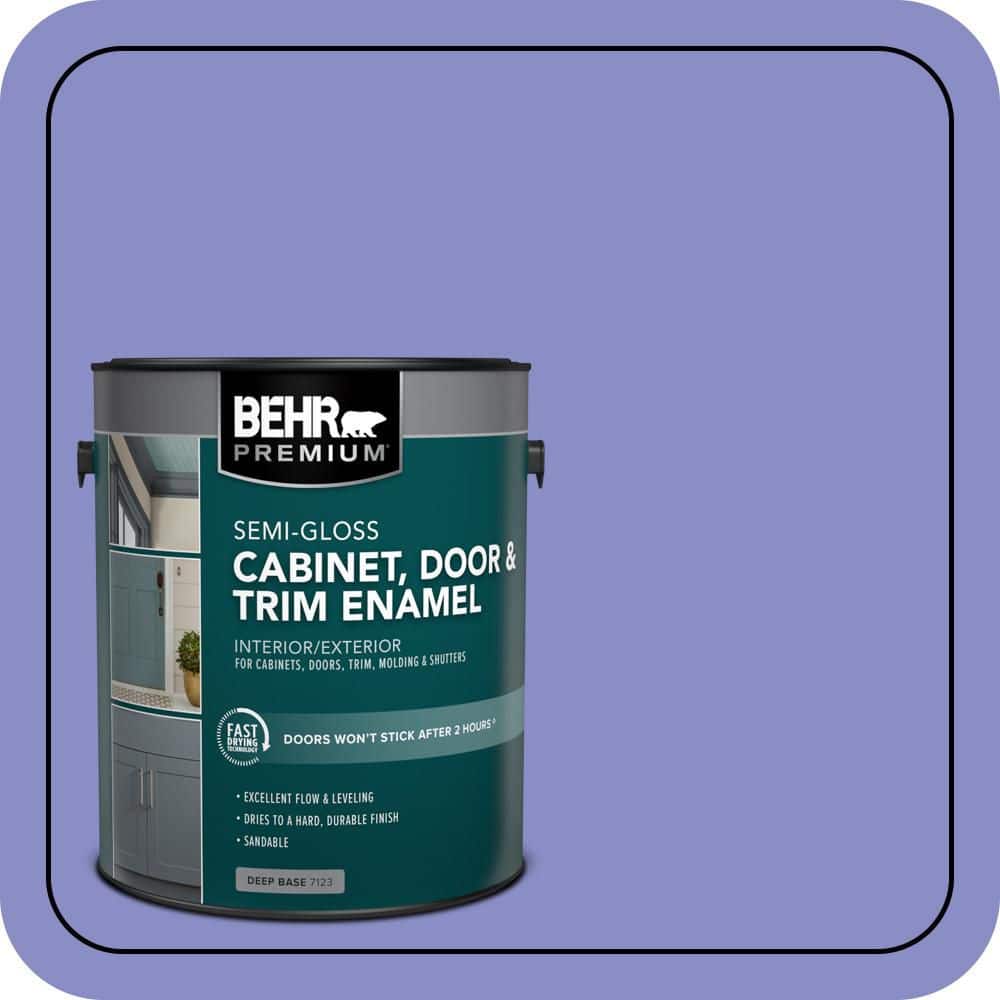 BEHR PREMIUM 1 gal. #P550-5 Carriage Ride Semi-Gloss Enamel Interior/Exterior Cabinet, Door & Trim Paint