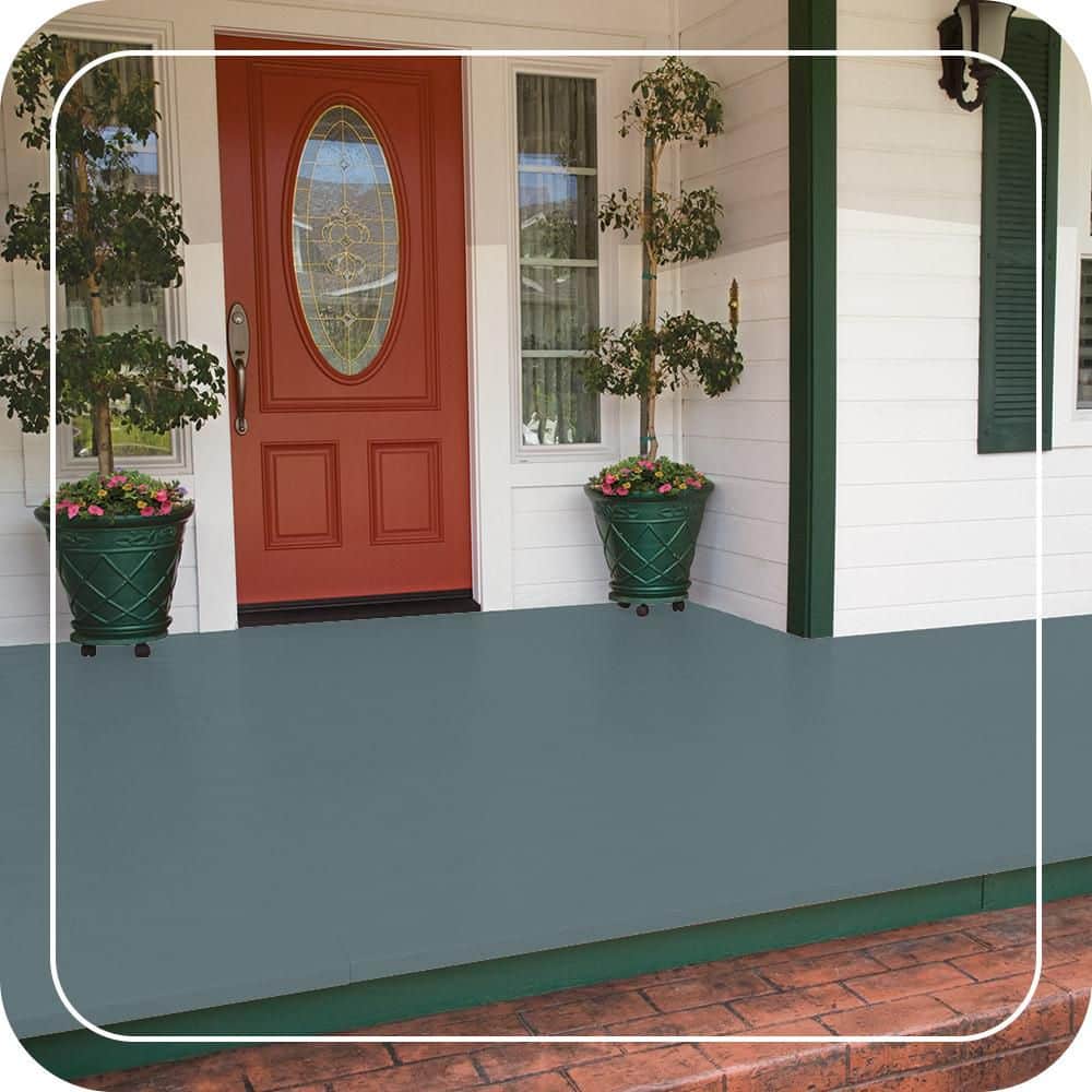 BEHR PREMIUM #PPF-46 Low-Lustre Enamel Interior/Exterior Porch and Patio Floor Paint (2)