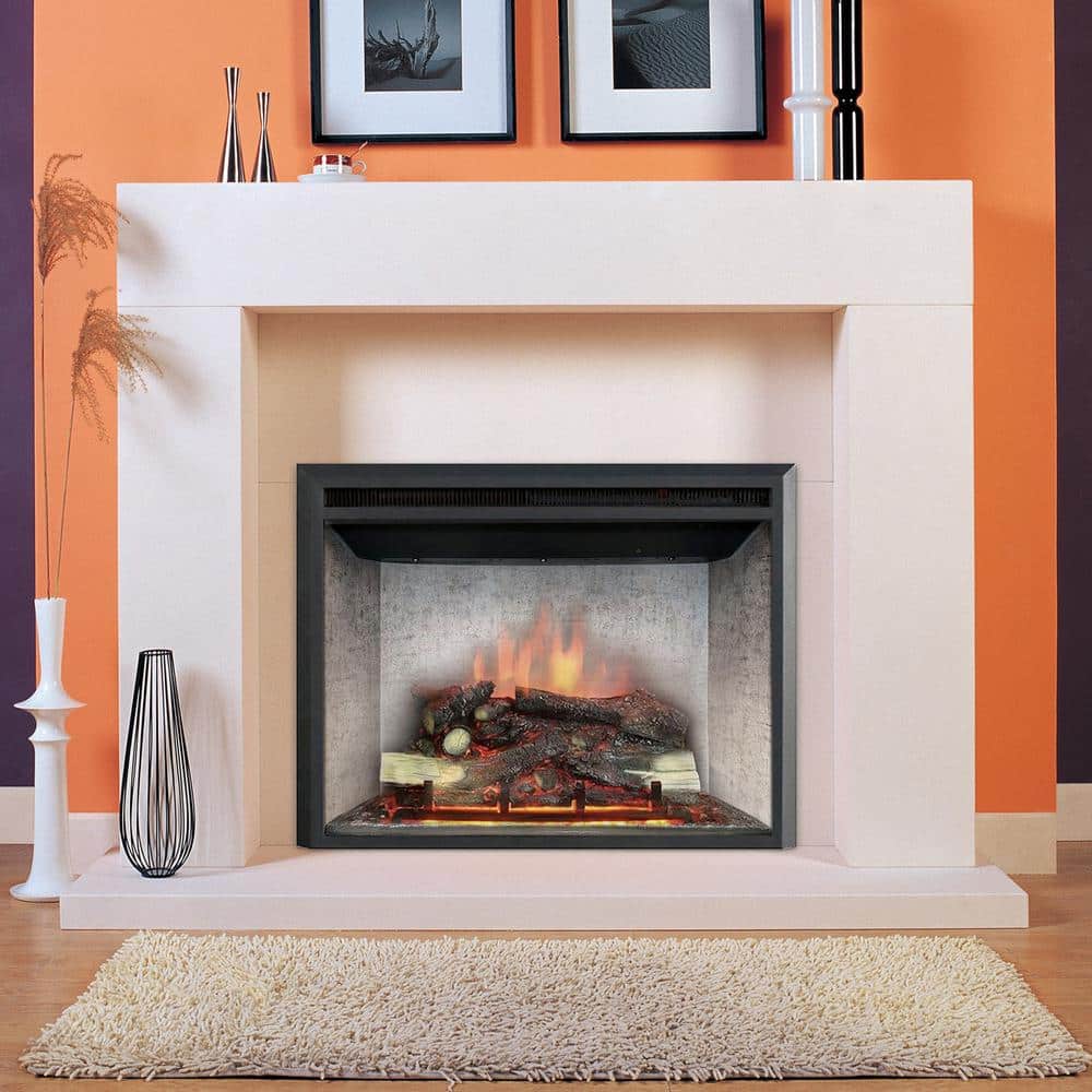 Dynasty Fireplaces Presto Series 2 32 in. LED Electric Fireplace Insert in Black Matt (3)