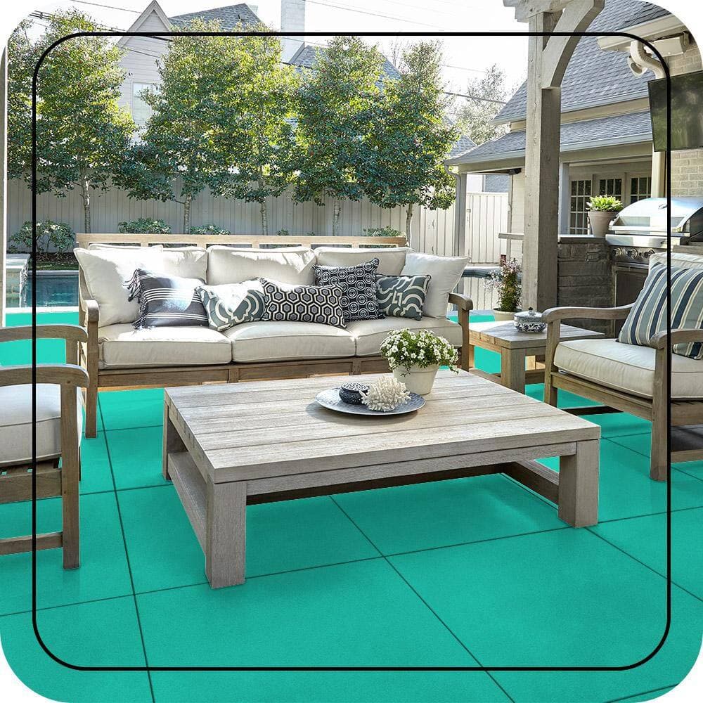 BEHR PREMIUM #480A-3 Textured Low-Lustre Enamel Interior/Exterior Porch and Patio Anti-Slip Floor Paint (3)