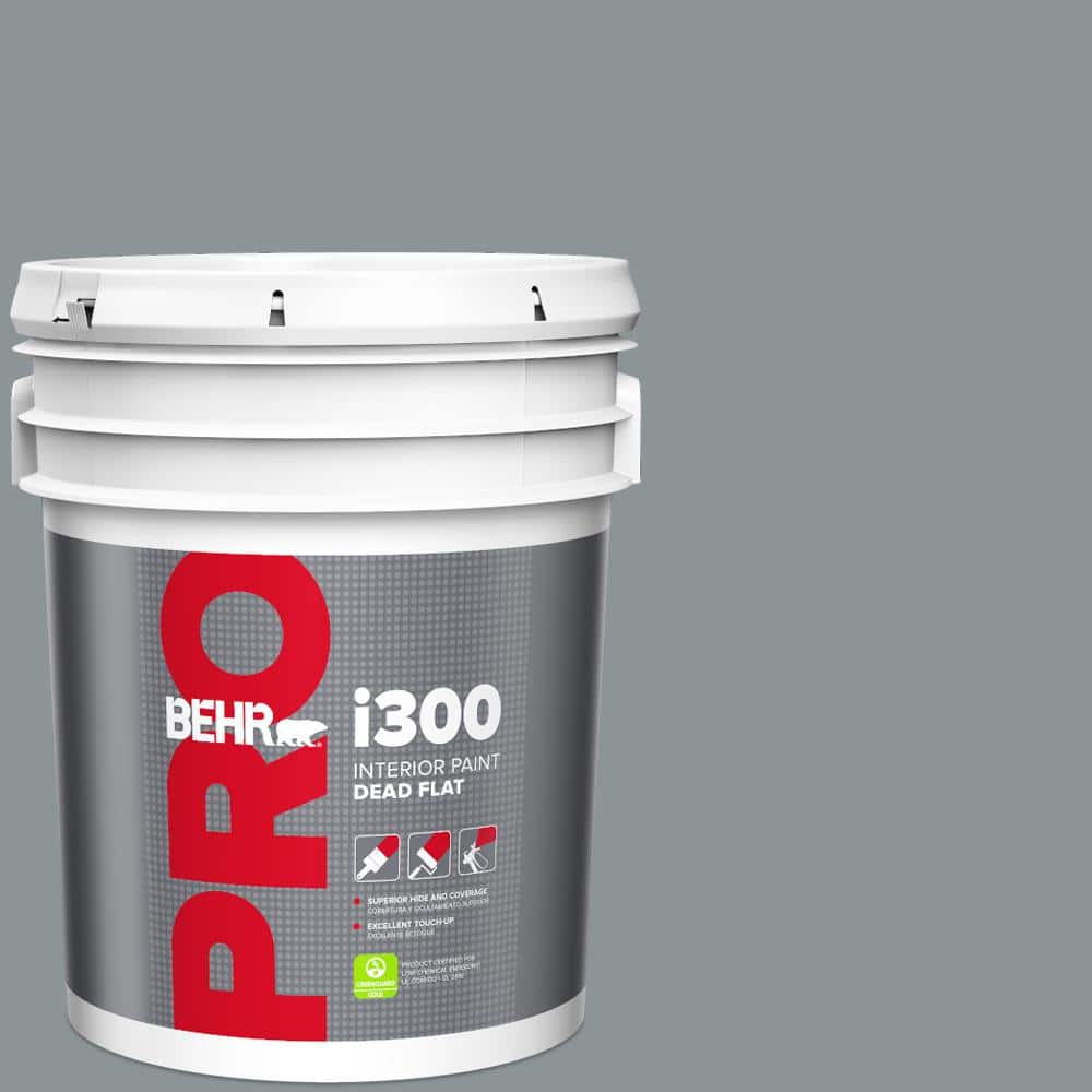 BEHR PRO 5 gal. #ECC-34-2 Boulder Creek Dead Flat Interior Paint