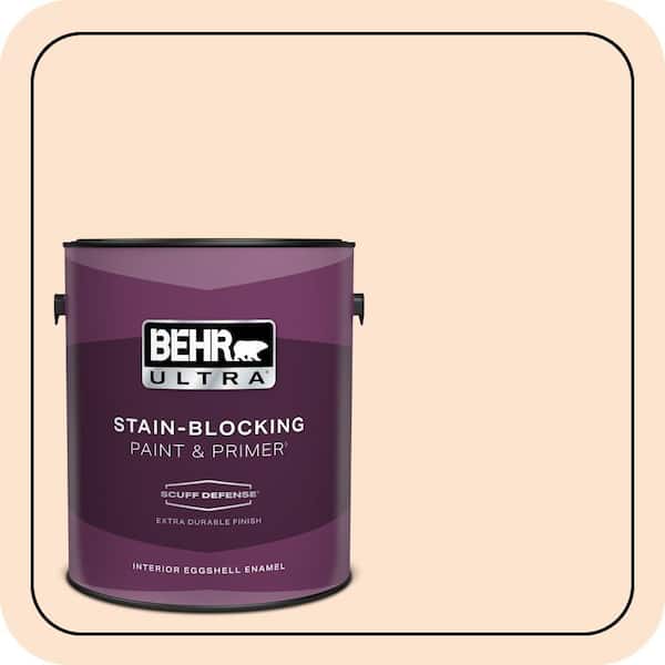 BEHR PREMIUM PLUS #PPL-21 Sweet Peach Enamel Low Odor & Primer (4)