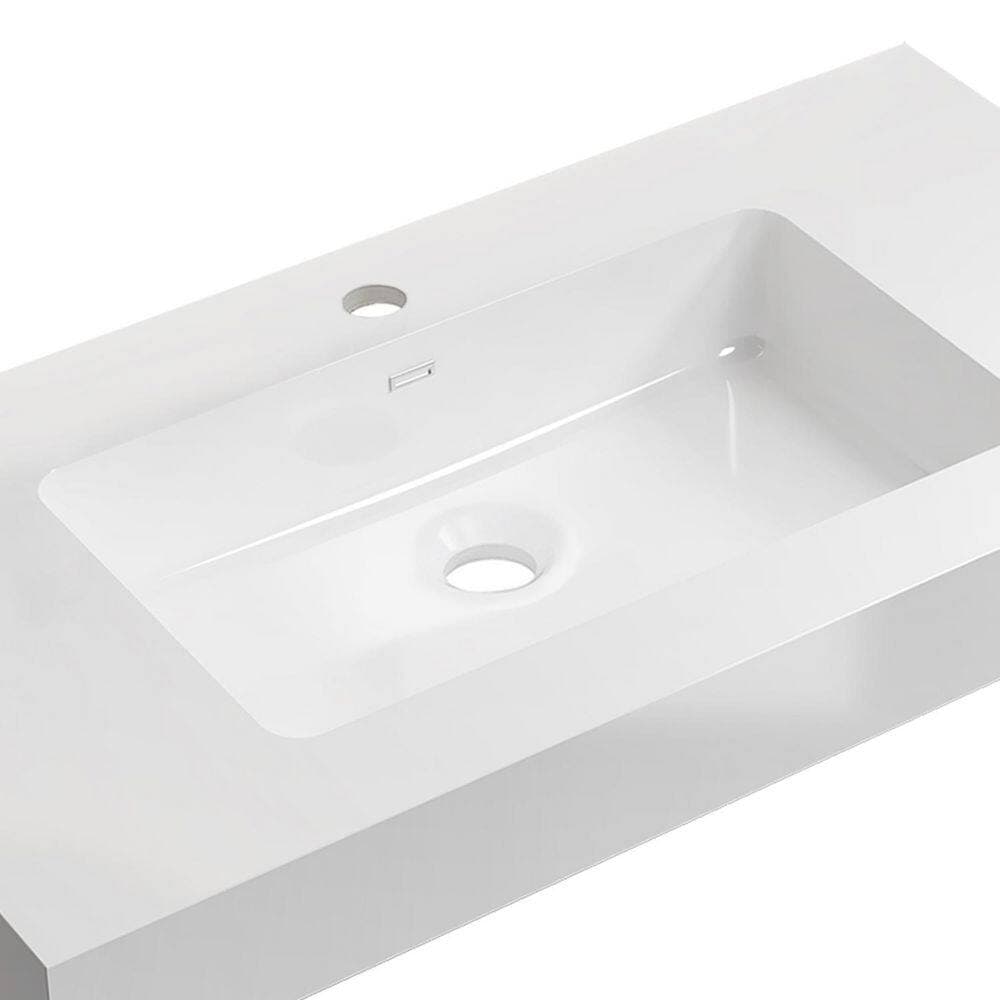 Satico 35.8 in. Drop-In Bathroom Sink in White Solid Surface Vanity Top (2)