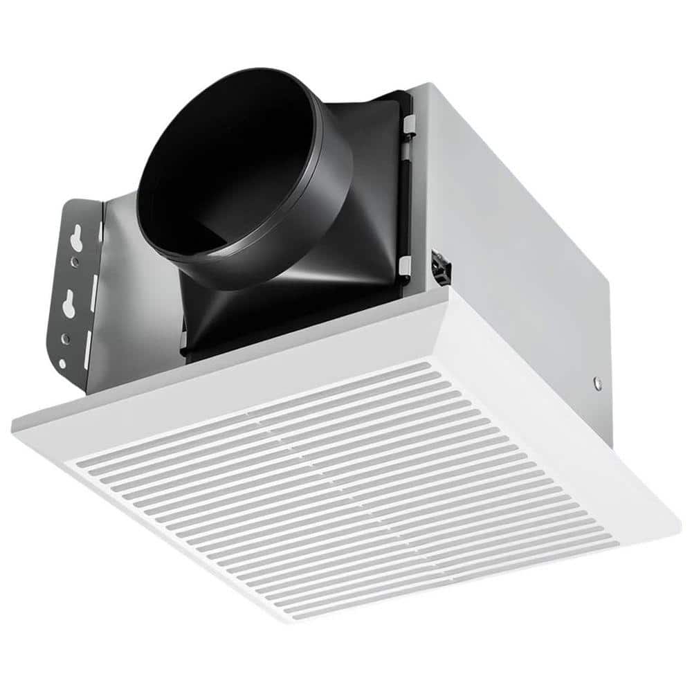 KIWDZFU 110 CFM White Electric Ceiling or Wall Mount Bathroom Exhaust Fan, 7.68 x 9.25 in. (1)