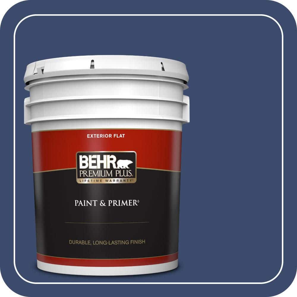 BEHR PREMIUM PLUS #S-H-610 Mountain Blueberry Flat Interior/ & Primer Color Sample