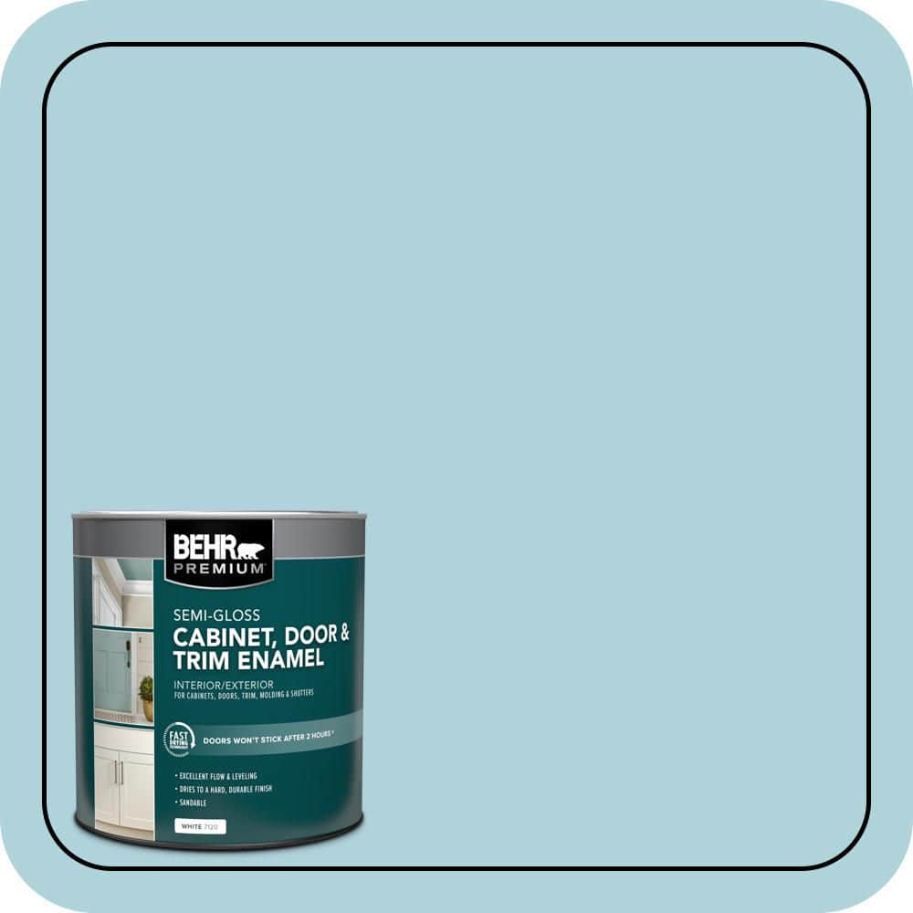 BEHR PREMIUM 1 qt. #MQ4-55 Balboa Semi-Gloss Enamel Interior/Exterior Cabinet, Door & Trim Paint