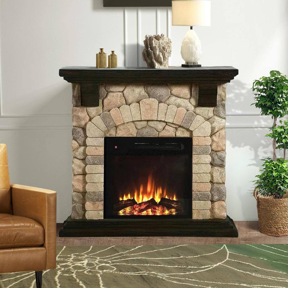 DARKiNGS 36 in. W Electric Fireplace (3)