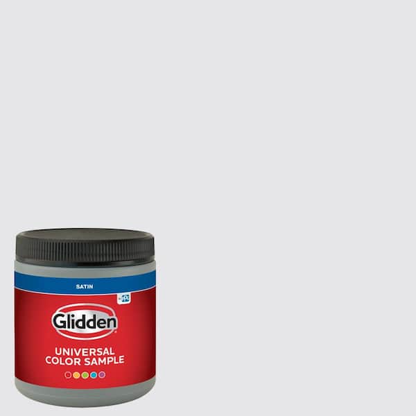 Glidden 8 oz. PPG1168-1 Moon Lily Satin Interior Paint Sample (2)