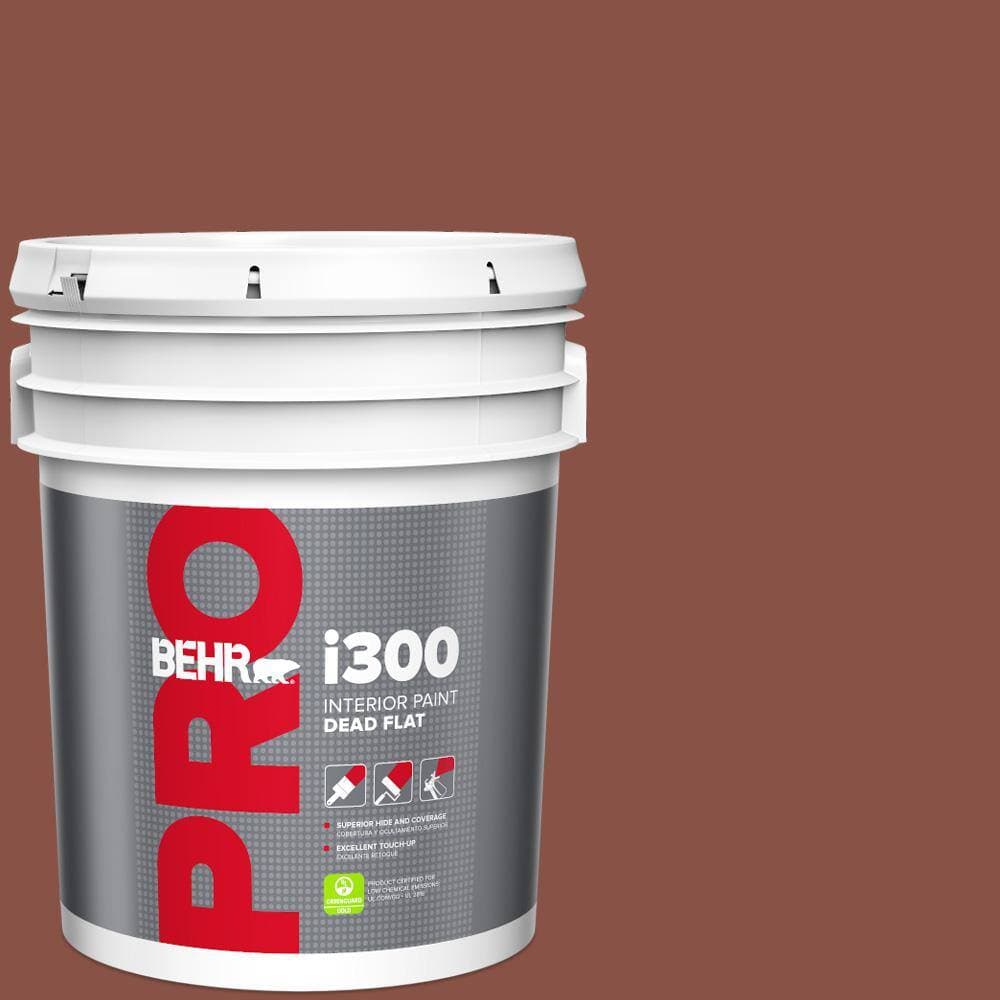 BEHR PRO 5 gal. #PPU2-18 Spice Dead Flat Interior Paint (1)
