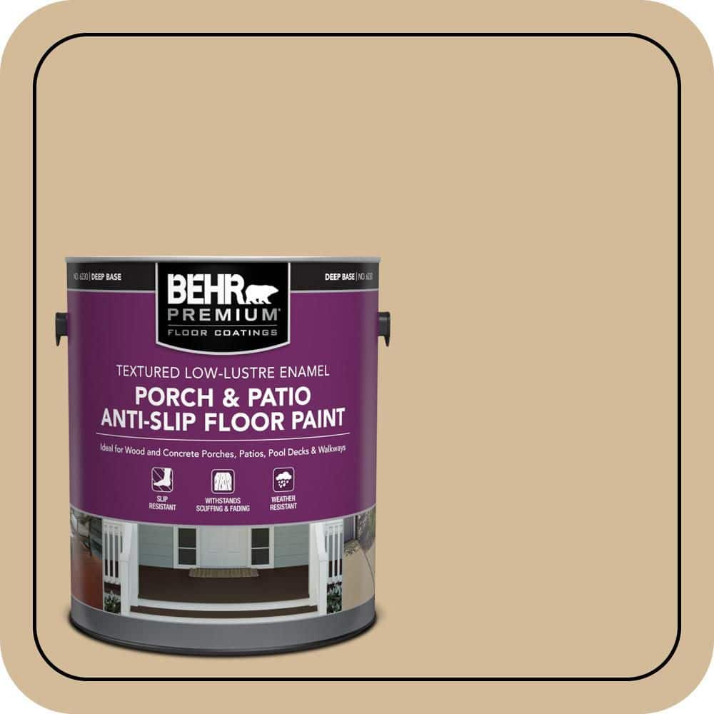 BEHR PREMIUM 1 gal. #N290-4 Curious Collection Textured Low-Lustre Enamel Interior/Exterior Porch and Patio Anti-Slip Floor Paint