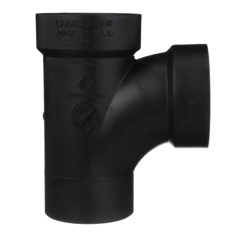 Charlotte Pipe 2 in. ABS DWV San Tee Street (3)