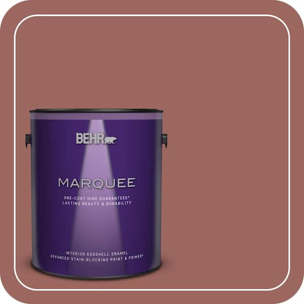 BEHR PREMIUM PLUS #ECC-34-3 Terra Cotta Sun Enamel Low Odor & Primer (3)