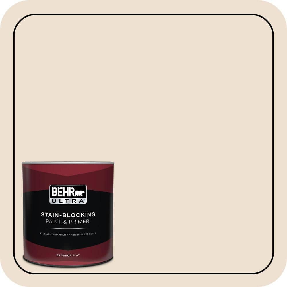 BEHR ULTRA 1 qt. #PWN-43 Calming Retreat Flat Exterior Paint & Primer
