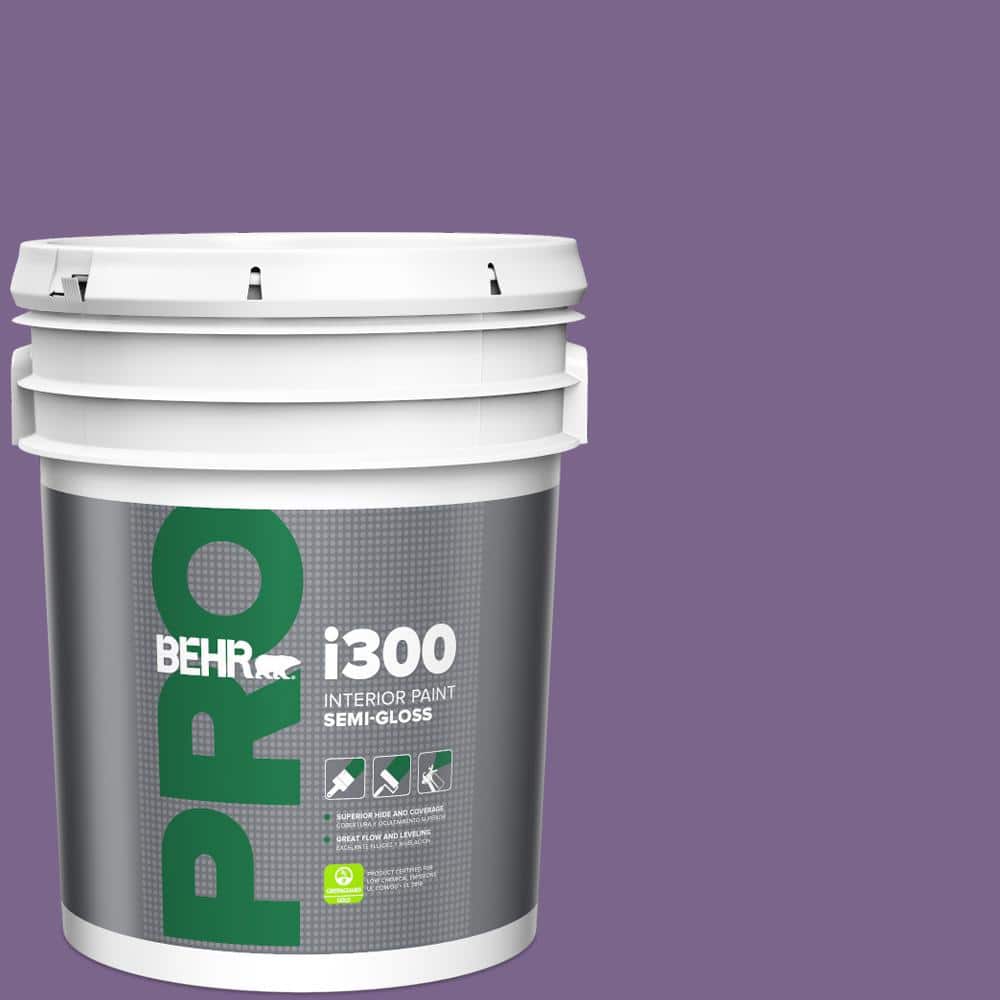 BEHR PRO 5 gal. #M570-6 Notorious Semi-Gloss Interior Paint